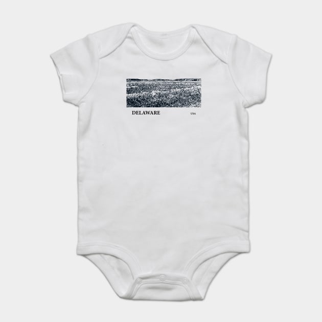 Delaware USA Baby Bodysuit by Lakeric